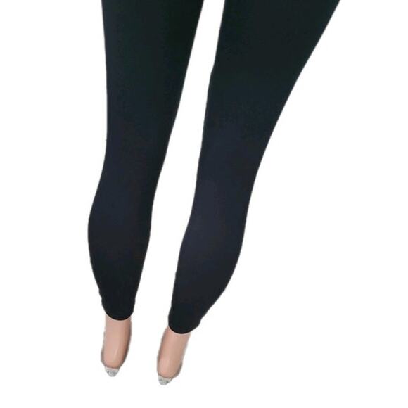 Spanx‎ Ponte Ankle Leggings Women's Size Medium Petite Black Slimming Shaping - Picture 9 of 13